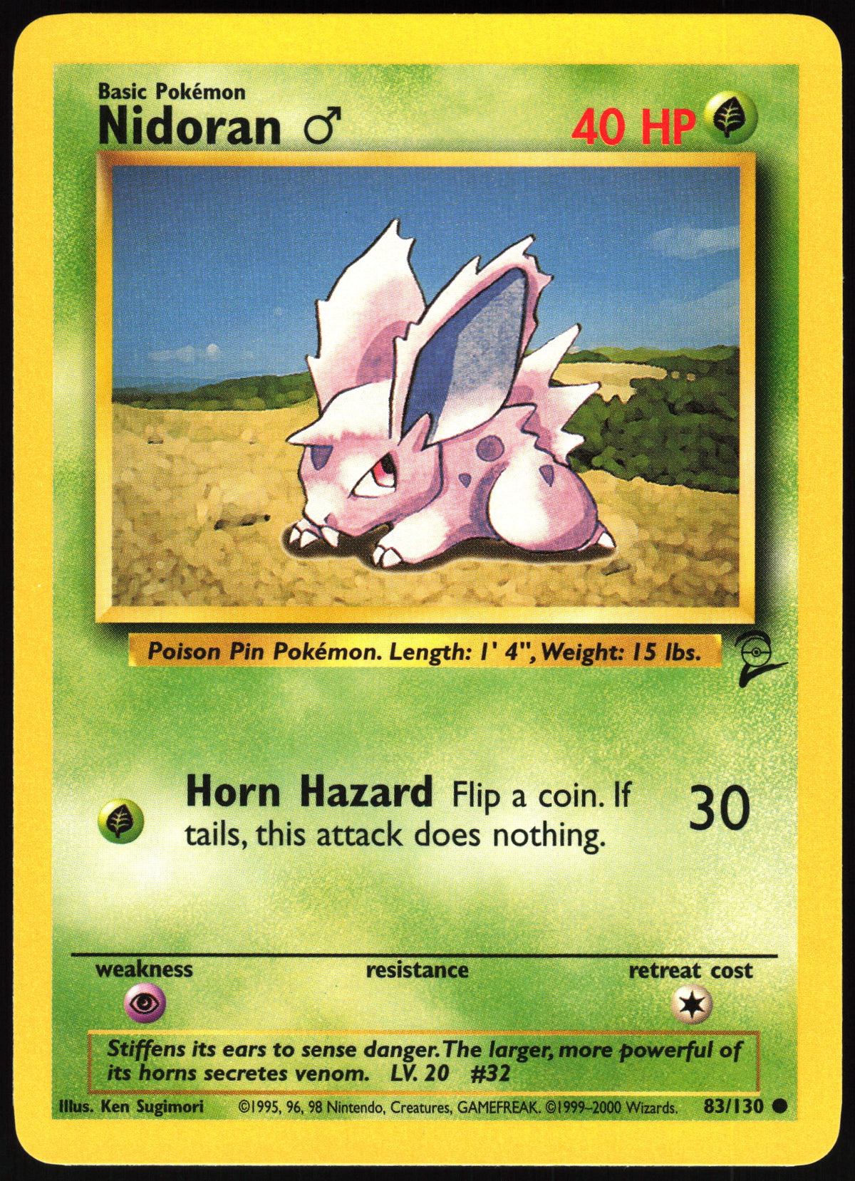 Nidoran ♂ #83 NM