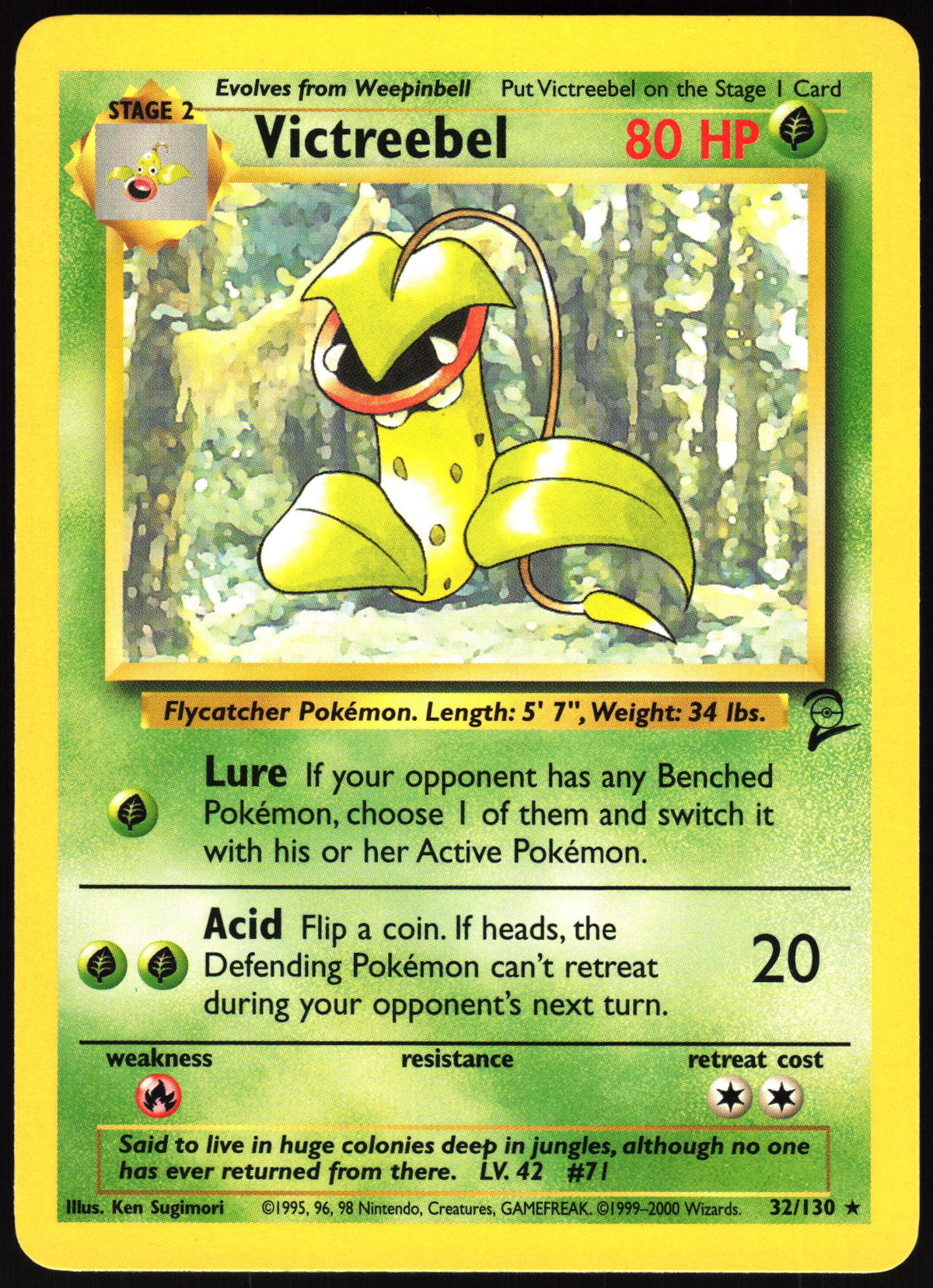 Victreebel #32 NM