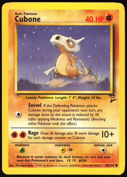 Cubone #70 NM