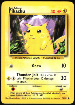 Pikachu #58 NM