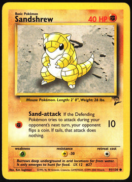 Sandshrew #91 NM