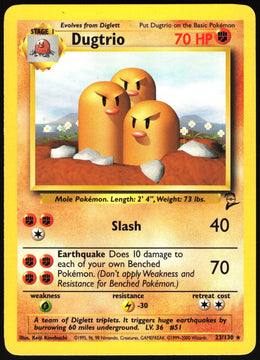 Dugtrio #23 NM