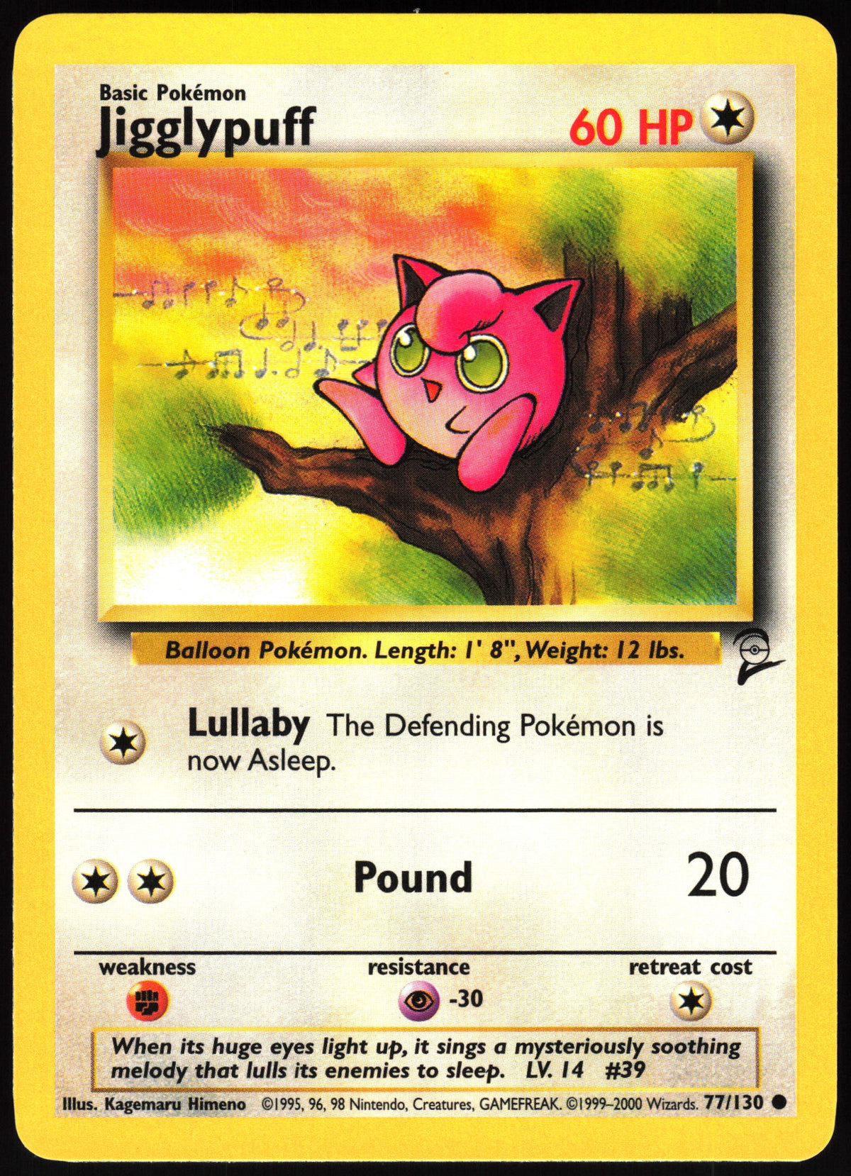 Jigglypuff #77 NM