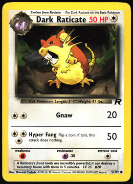 Dark Raticate #51 NM