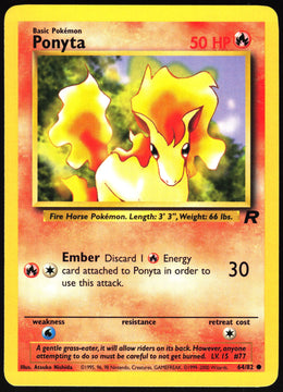 Ponyta #64 NM