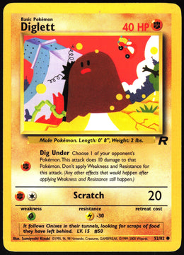 Diglett #52 NM