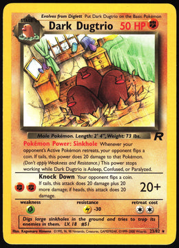 Dark Dugtrio #23 NM