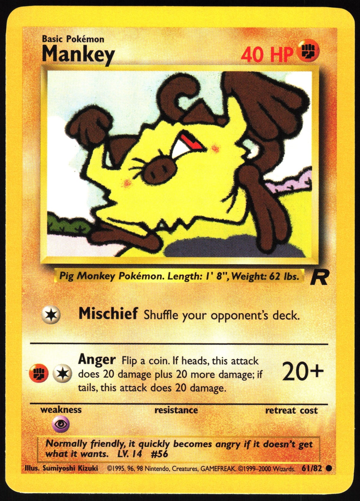 Mankey #61 NM