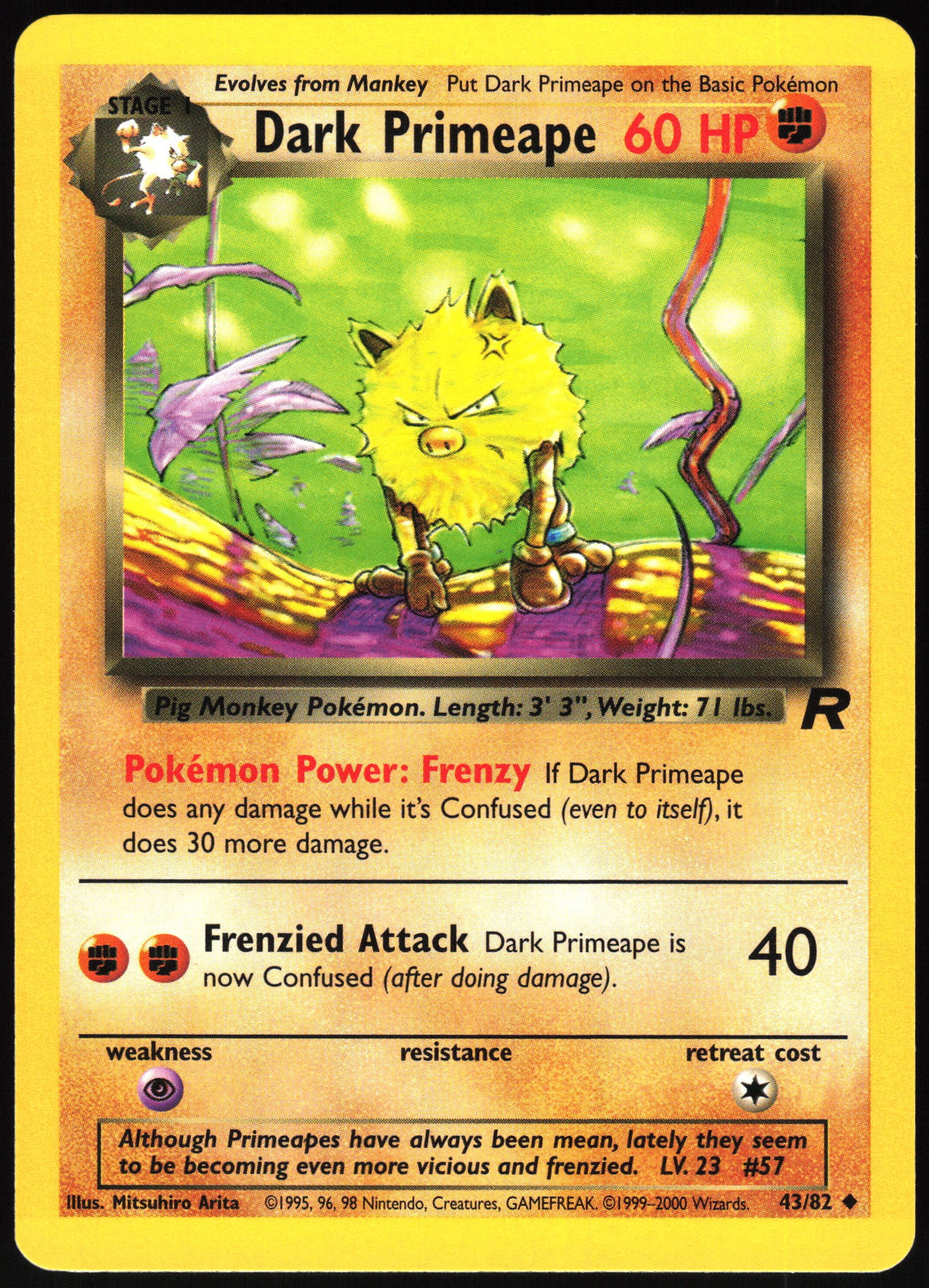 Dark Primeape #43 NM