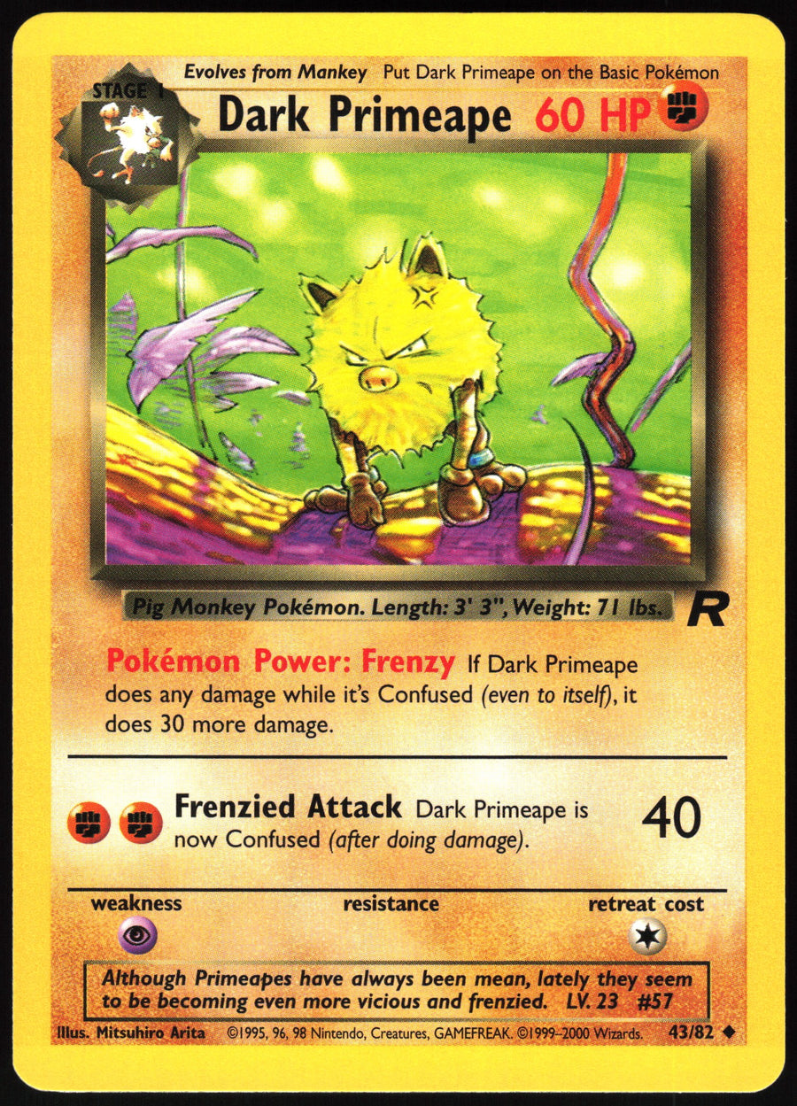 Dark Primeape #43/82 Non-Foil