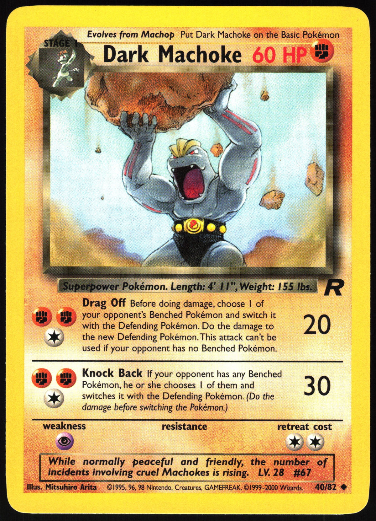 Dark Machoke #40 NM