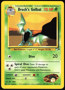 Brock's Golbat #39 NM