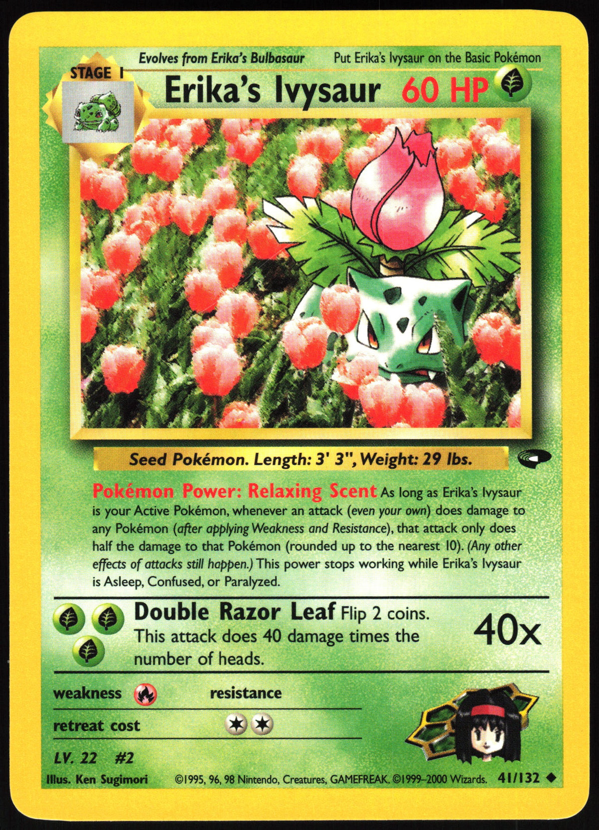 Erika's Ivysaur #41 NM