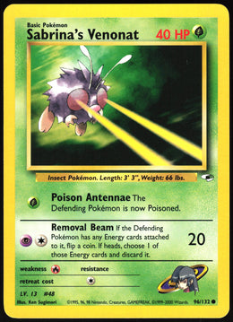 Sabrina's Venonat #96 NM
