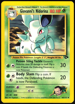 Giovanni's Nidorina #44 NM