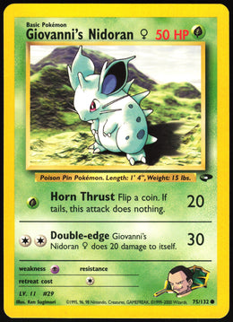 Giovanni's Nidoran ♀ #75 NM