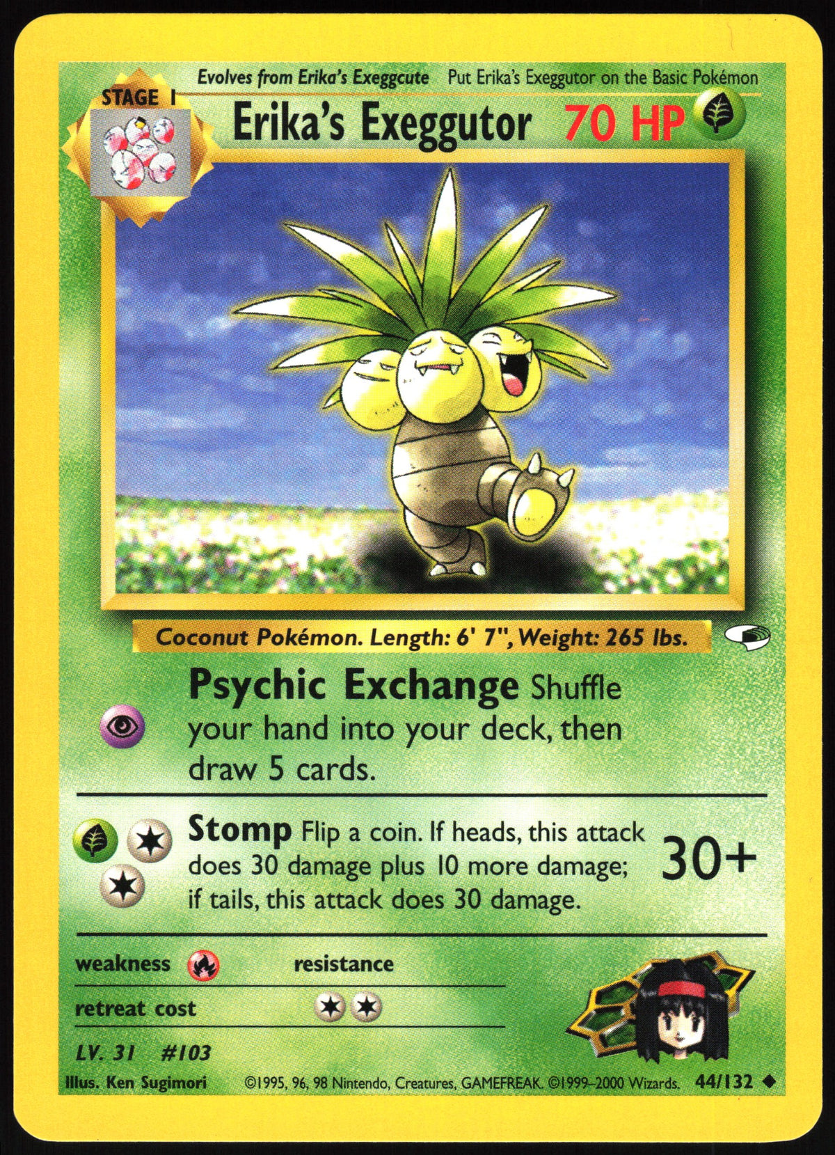 Erika's Exeggutor #44 NM