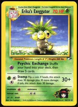 Erika's Exeggutor #44 NM