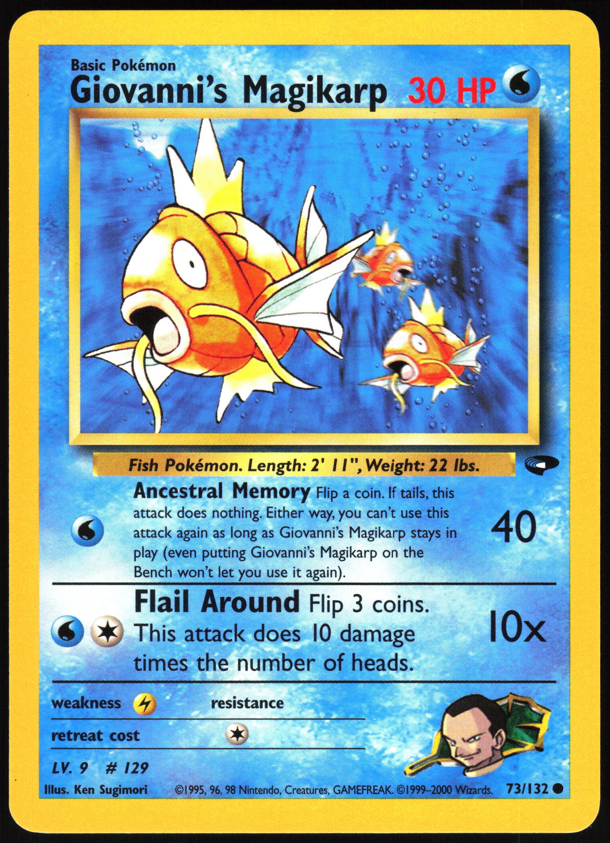 Giovanni's Magikarp #73 NM