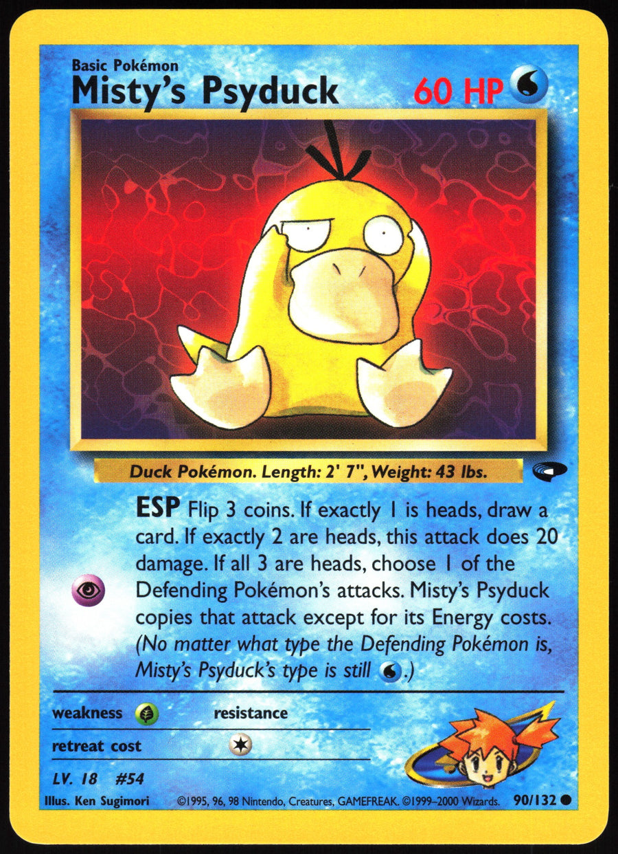 Misty's Psyduck #90/132 Non-Foil