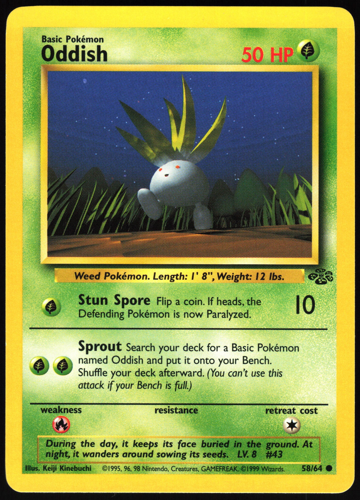 Oddish #58 NM