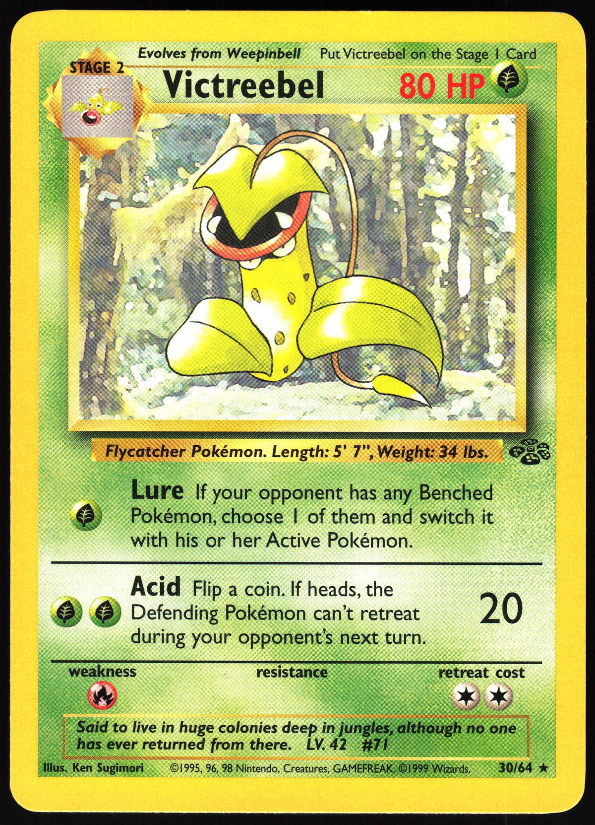Victreebel #30 NM
