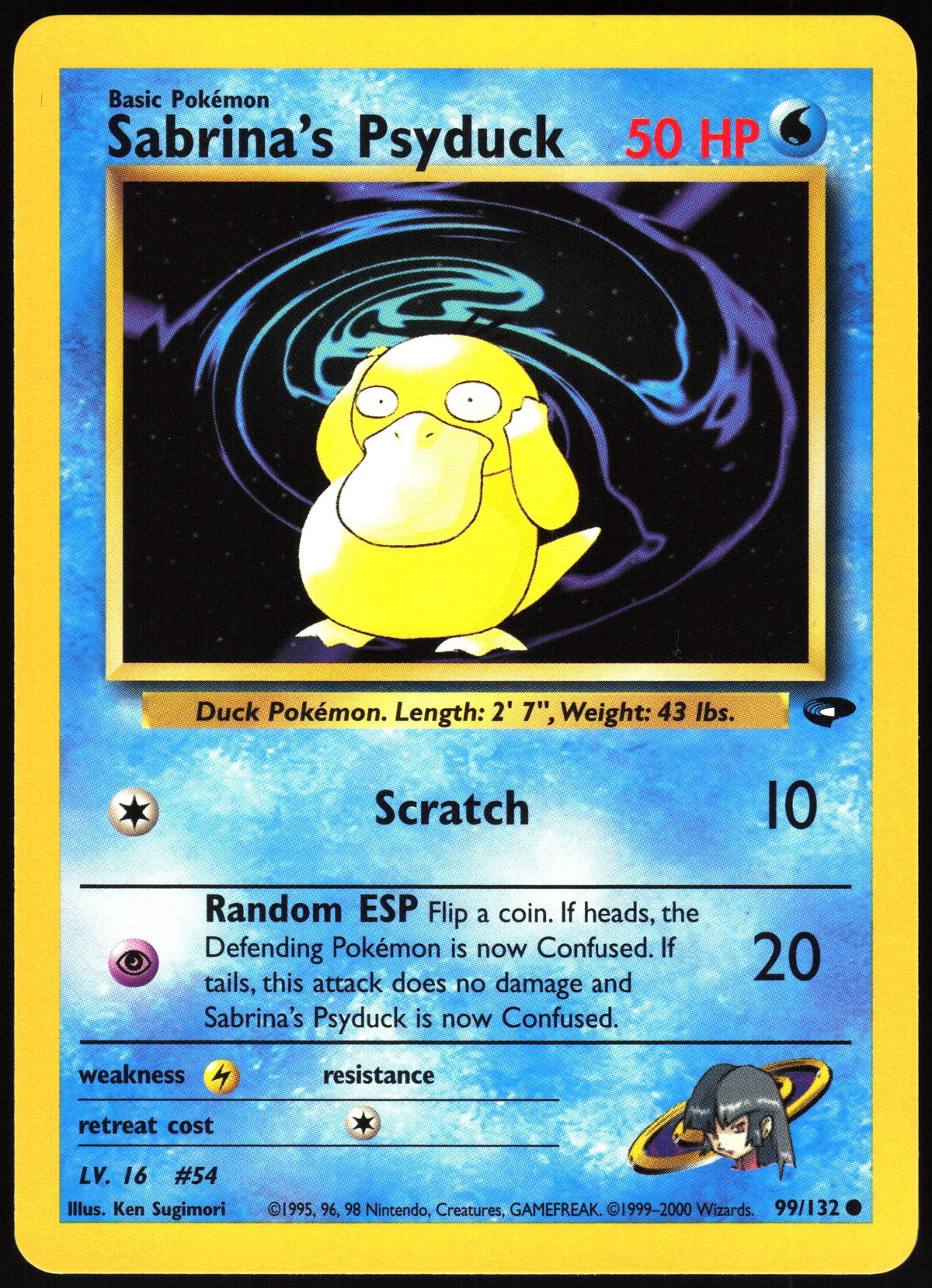 Sabrina's Psyduck #99 NM