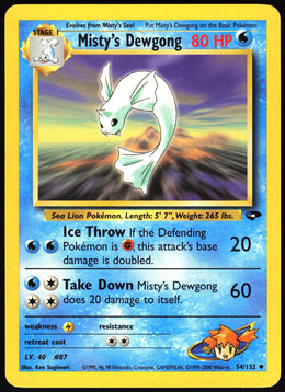 Misty's Dewgong #54 NM
