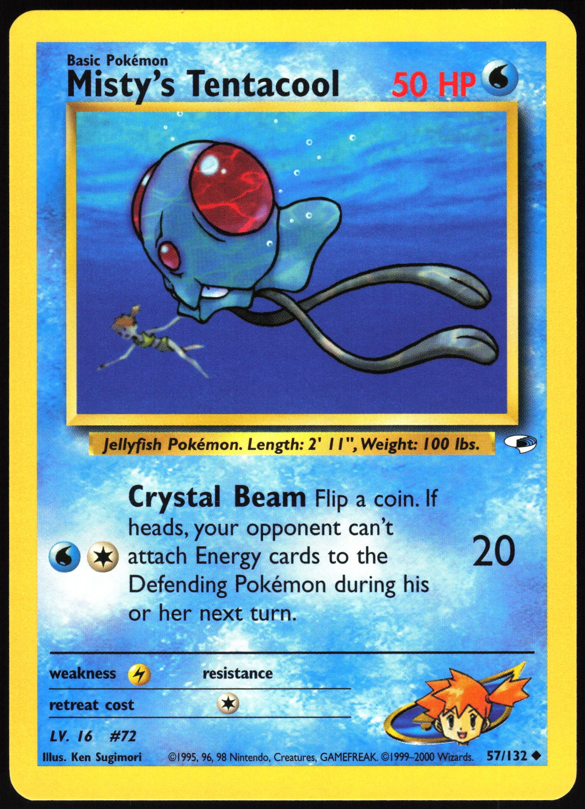 Misty's Tentacool #57 NM
