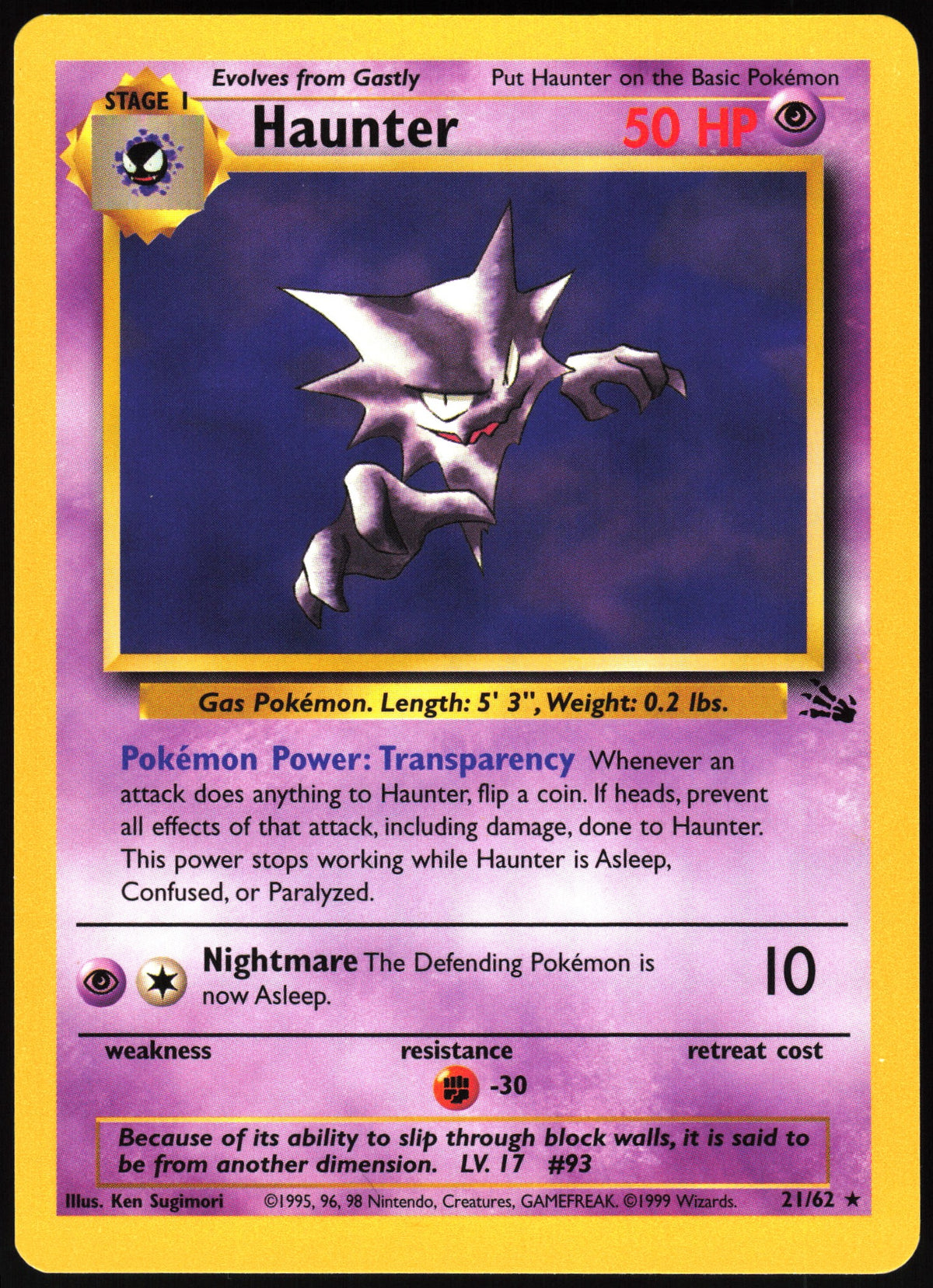 Haunter #21 NM