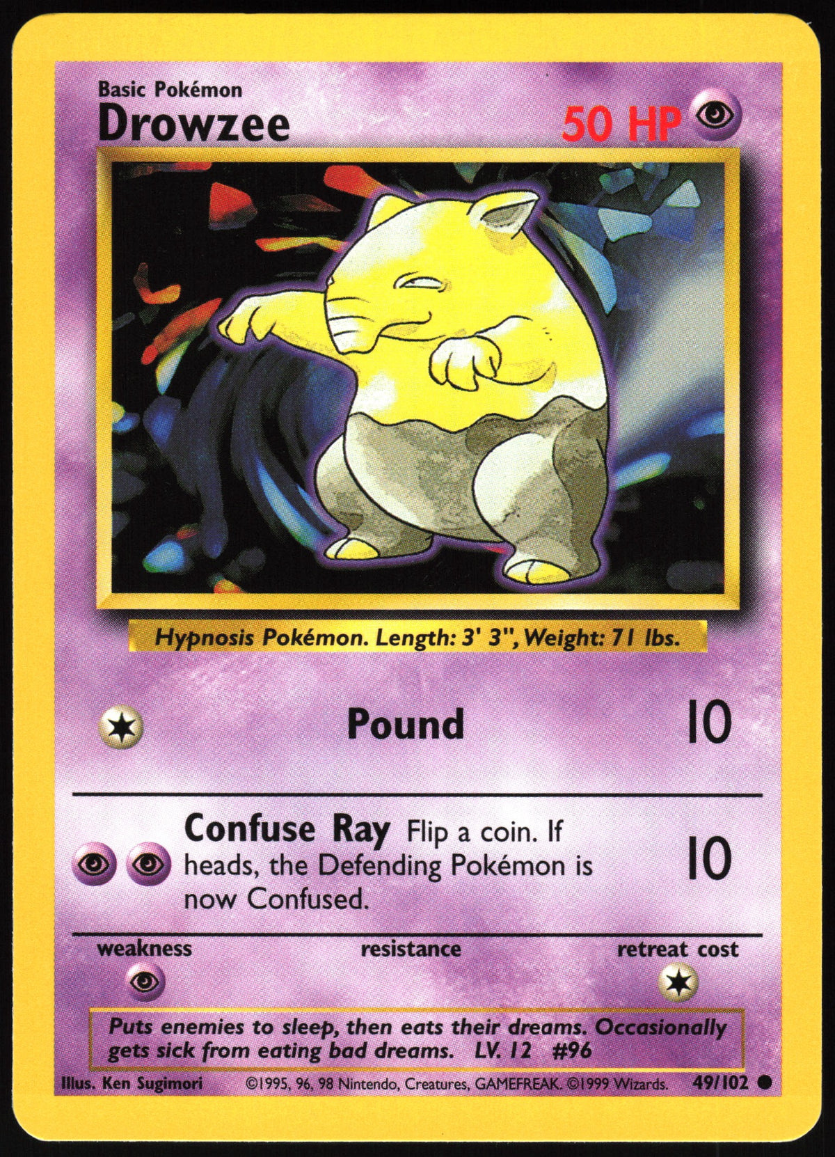 Drowzee #49 NM