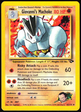 Giovanni's Machoke #42 NM