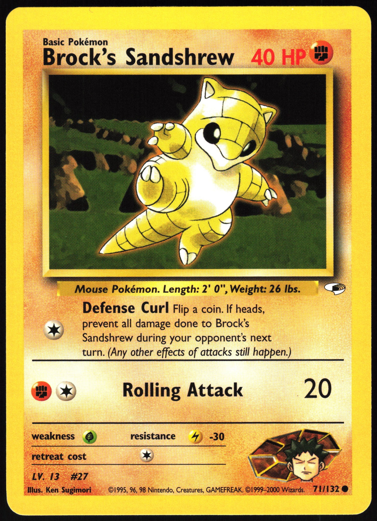 Brock's Sandshrew #71 NM