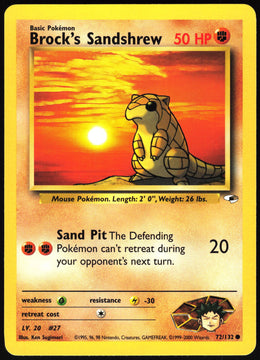 Brock's Sandshrew #72 NM