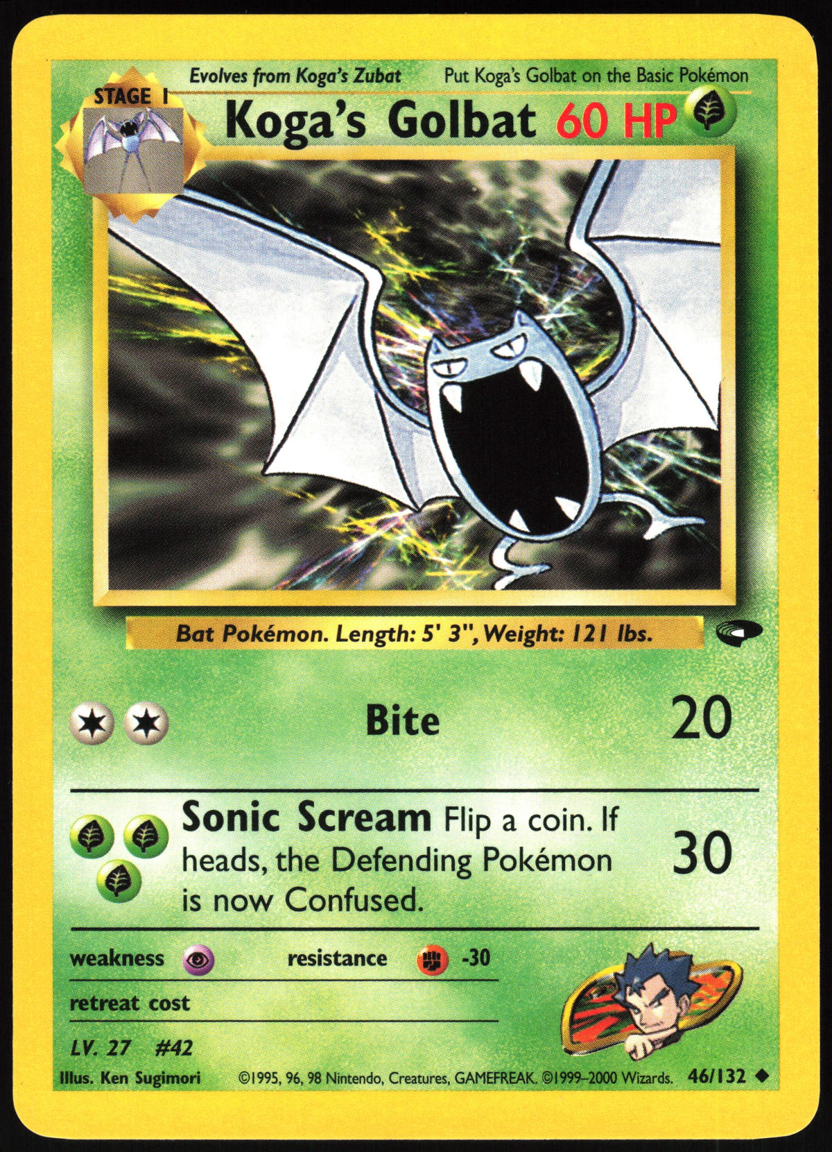 Koga's Golbat #46 NM