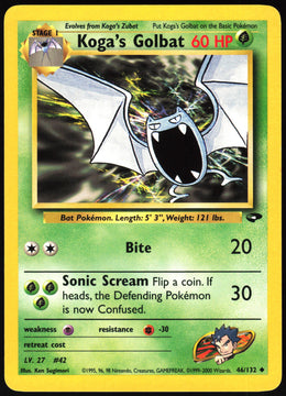 Koga's Golbat #46 NM