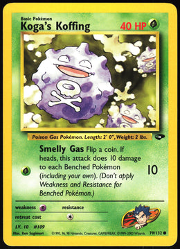 Koga's Koffing #79 NM