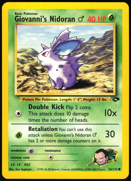 Giovanni's Nidoran ♂ #76 NM