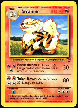 Arcanine #33 NM
