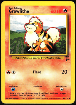 Growlithe #42 NM
