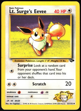 Lt. Surge's Eevee #51 NM