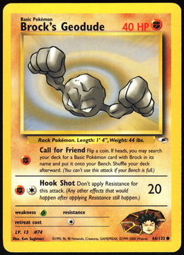 Brock's Geodude #66 NM