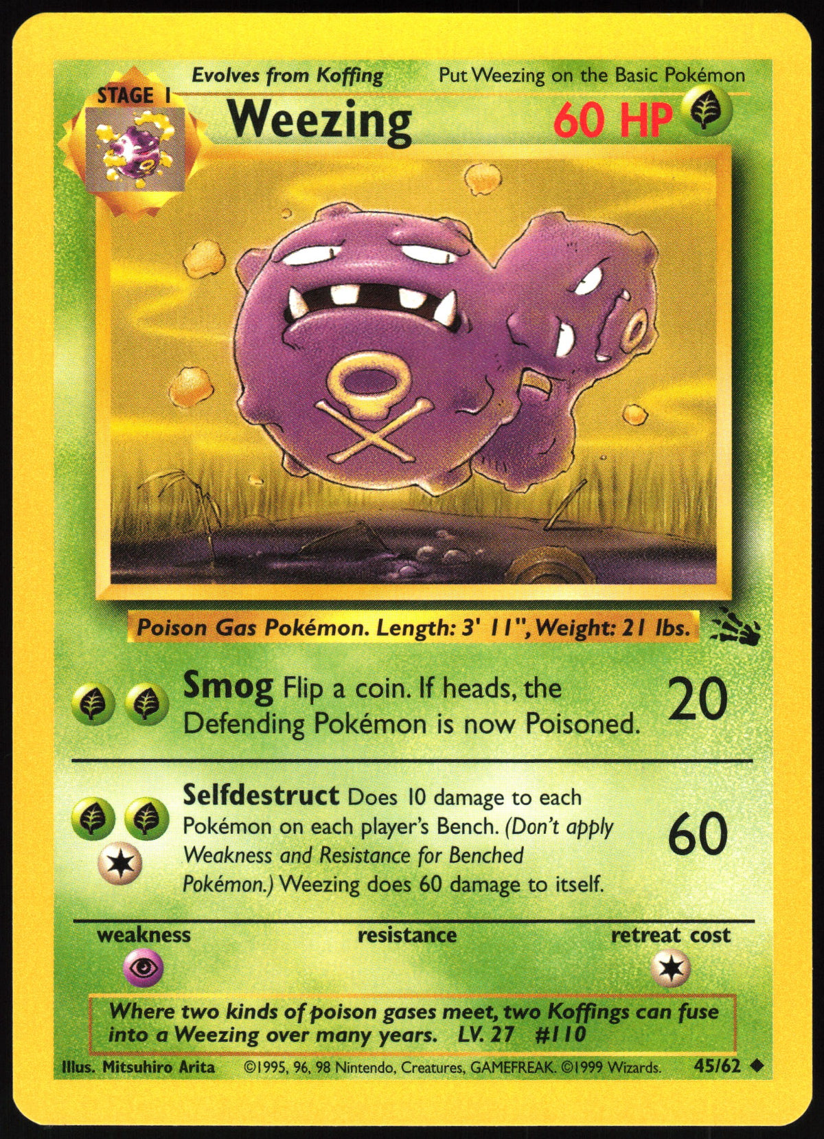 Weezing #45 NM