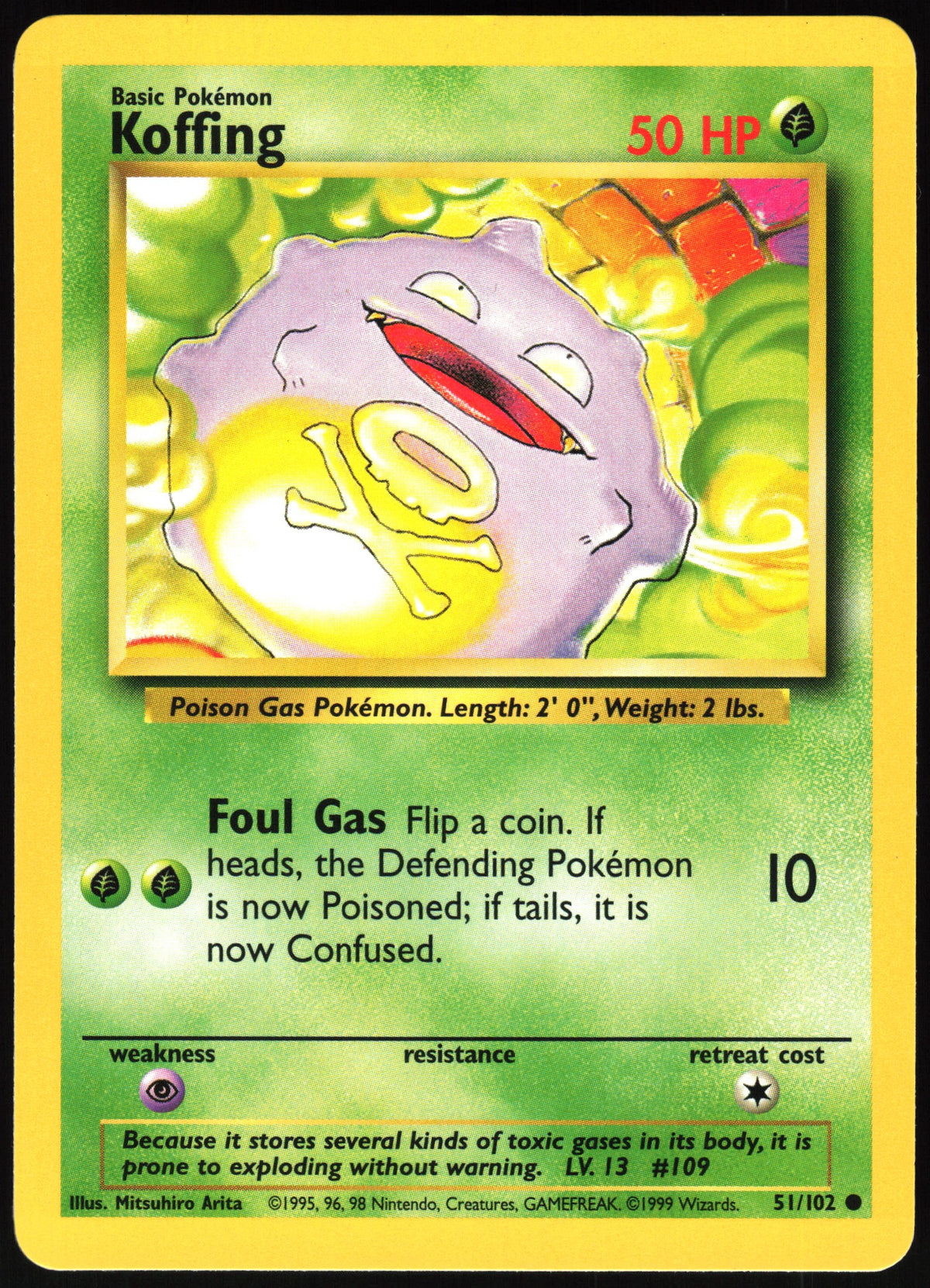 Koffing #51 NM