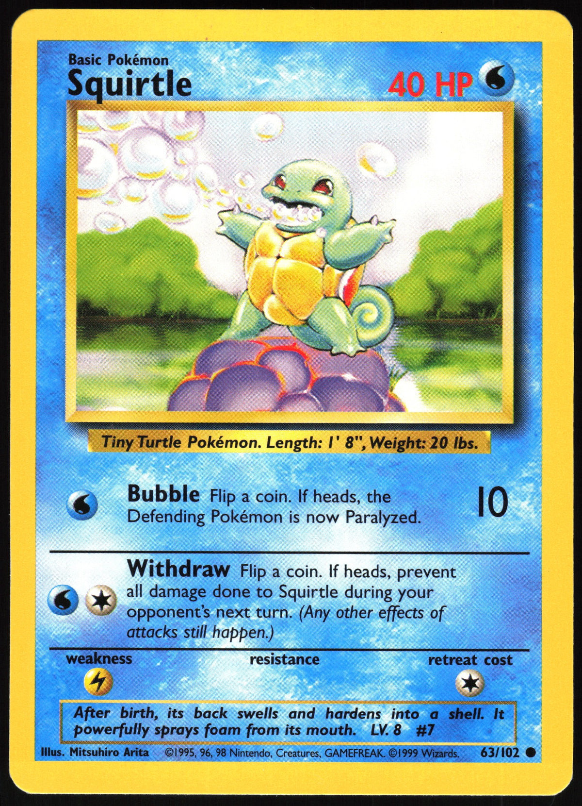 Squirtle #63 NM