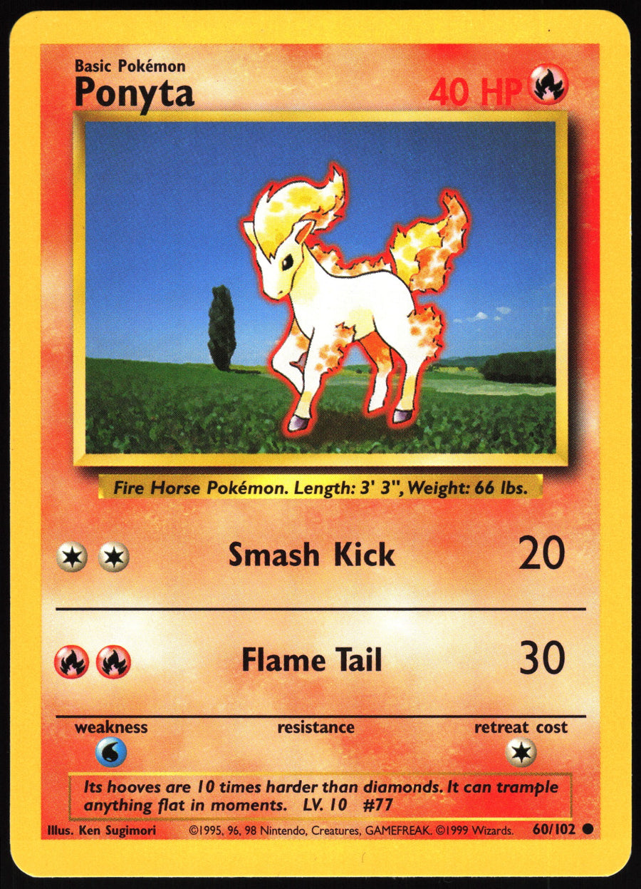 Ponyta #60/102 Non-Foil