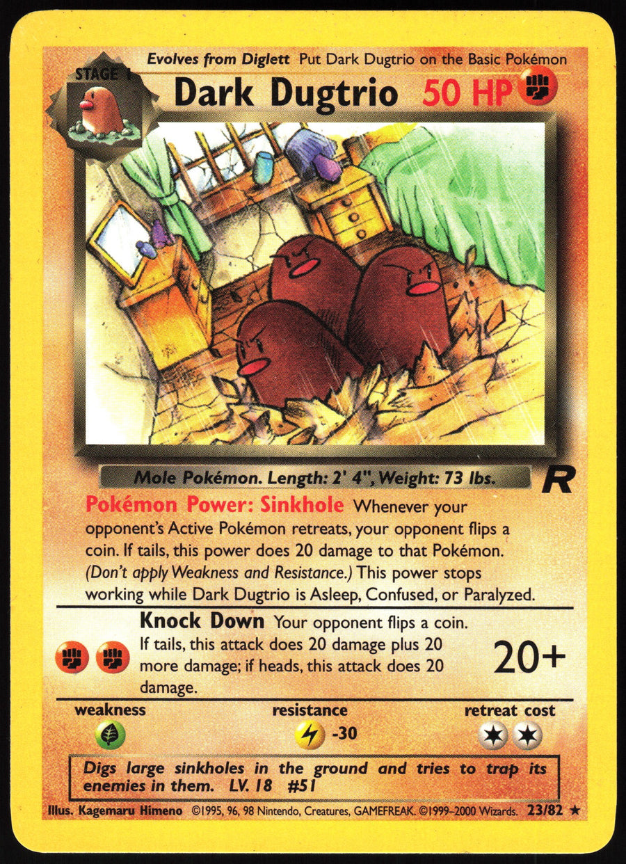 Dark Dugtrio #23/82 Non-Foil