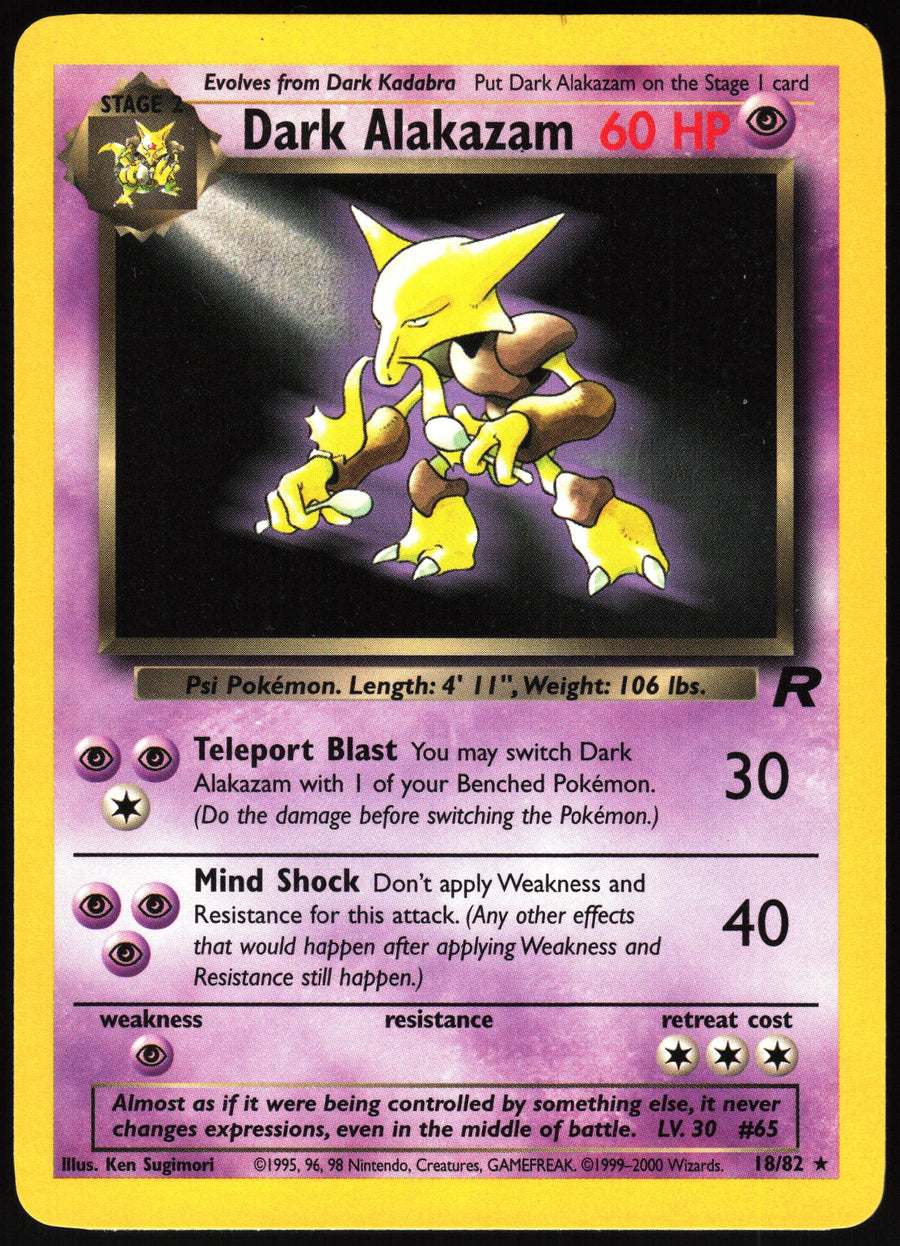 Dark Alakazam #18/82 Non-Foil