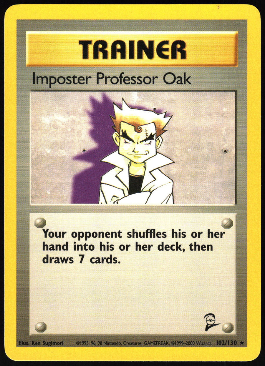 Imposter Professor Oak #102/130 Non-Foil