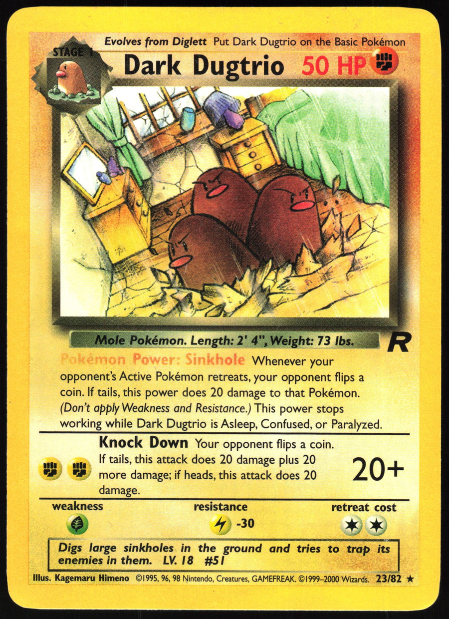 Dark Dugtrio #23/82 Non-Foil